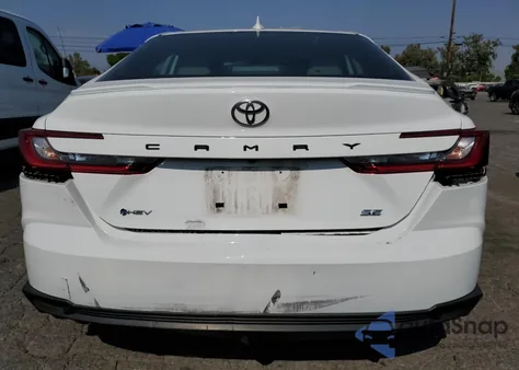 2025 Toyota Camry Xse from USA, damaged, VIN 4T1DAACK9SU516222
